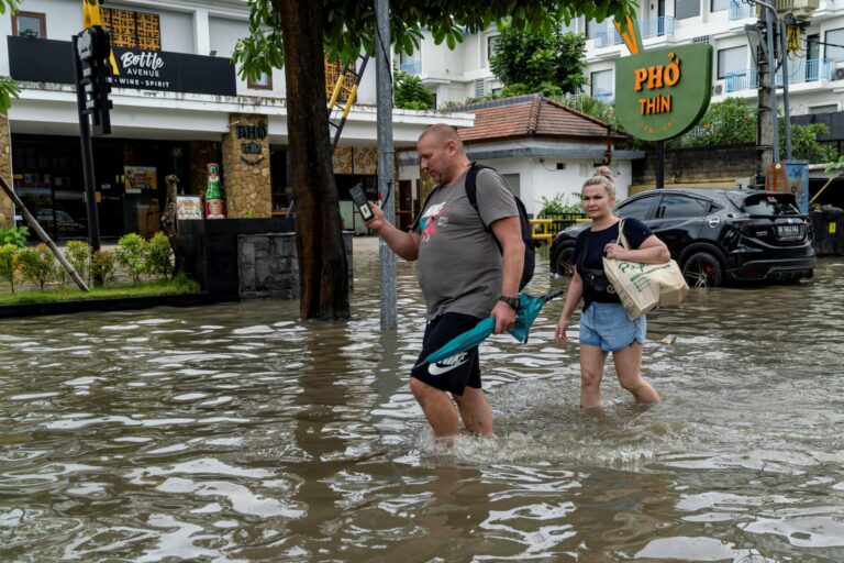 Floods hit Bali